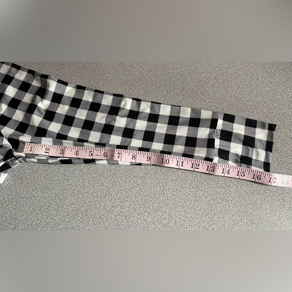 Cynthia Rowley Black & White Checkered 2pc Pj Set Size XL - Picture 11 of 14